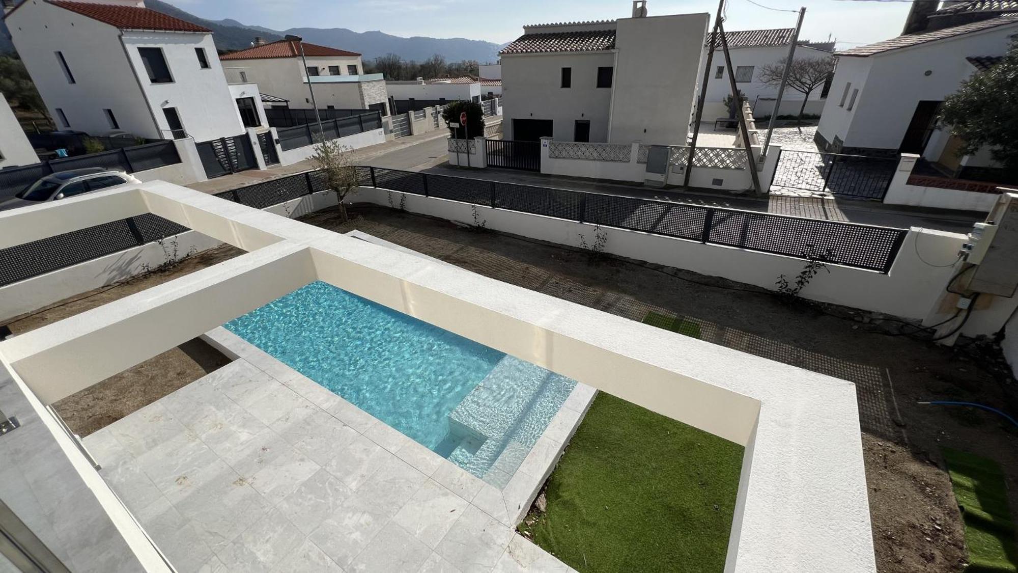 Casa Moderna Roses Con Piscina Y Jardin Mas Bosca, Roses Villa Palau Saverdera Exterior photo